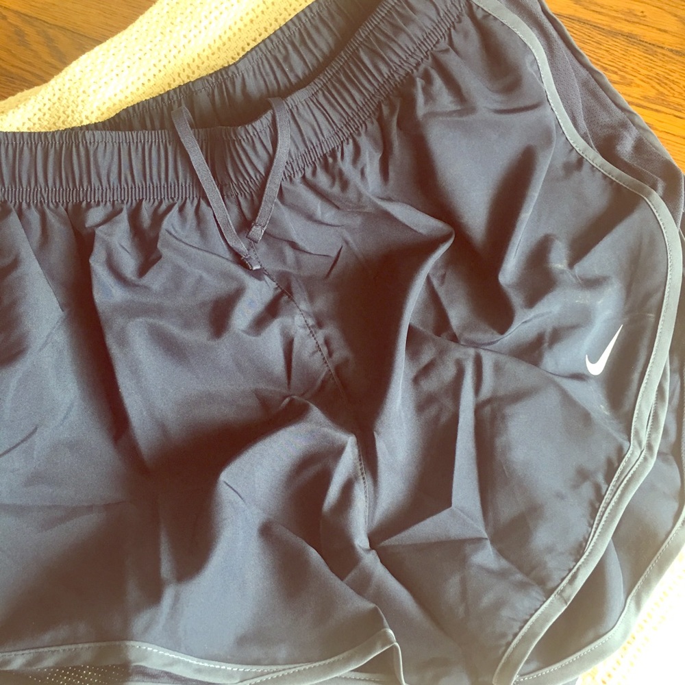 Black and Gray Nike Running Shorts